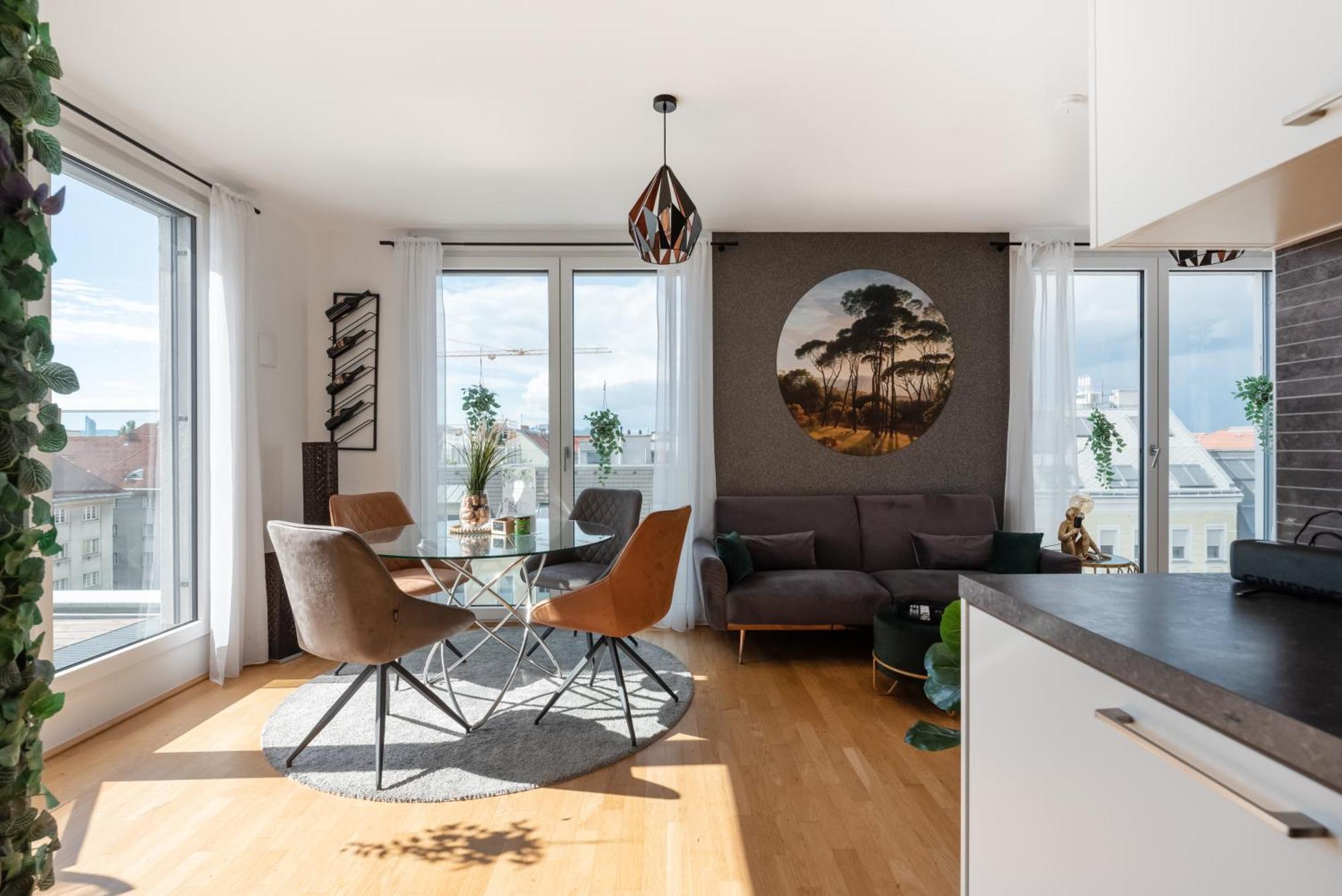 Apartment Mit Traumhafter Dachterrasse & Weitblick Vienna Exterior photo
