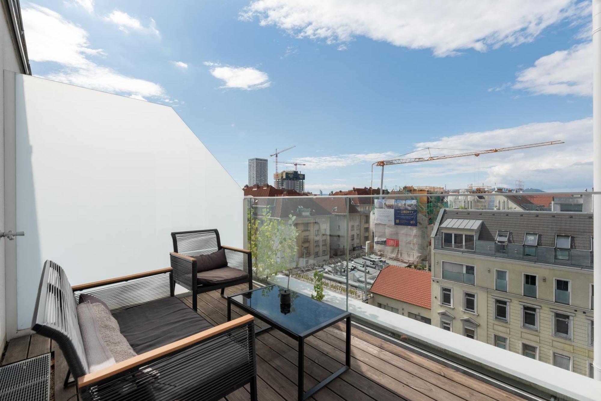 Apartment Mit Traumhafter Dachterrasse & Weitblick Vienna Exterior photo