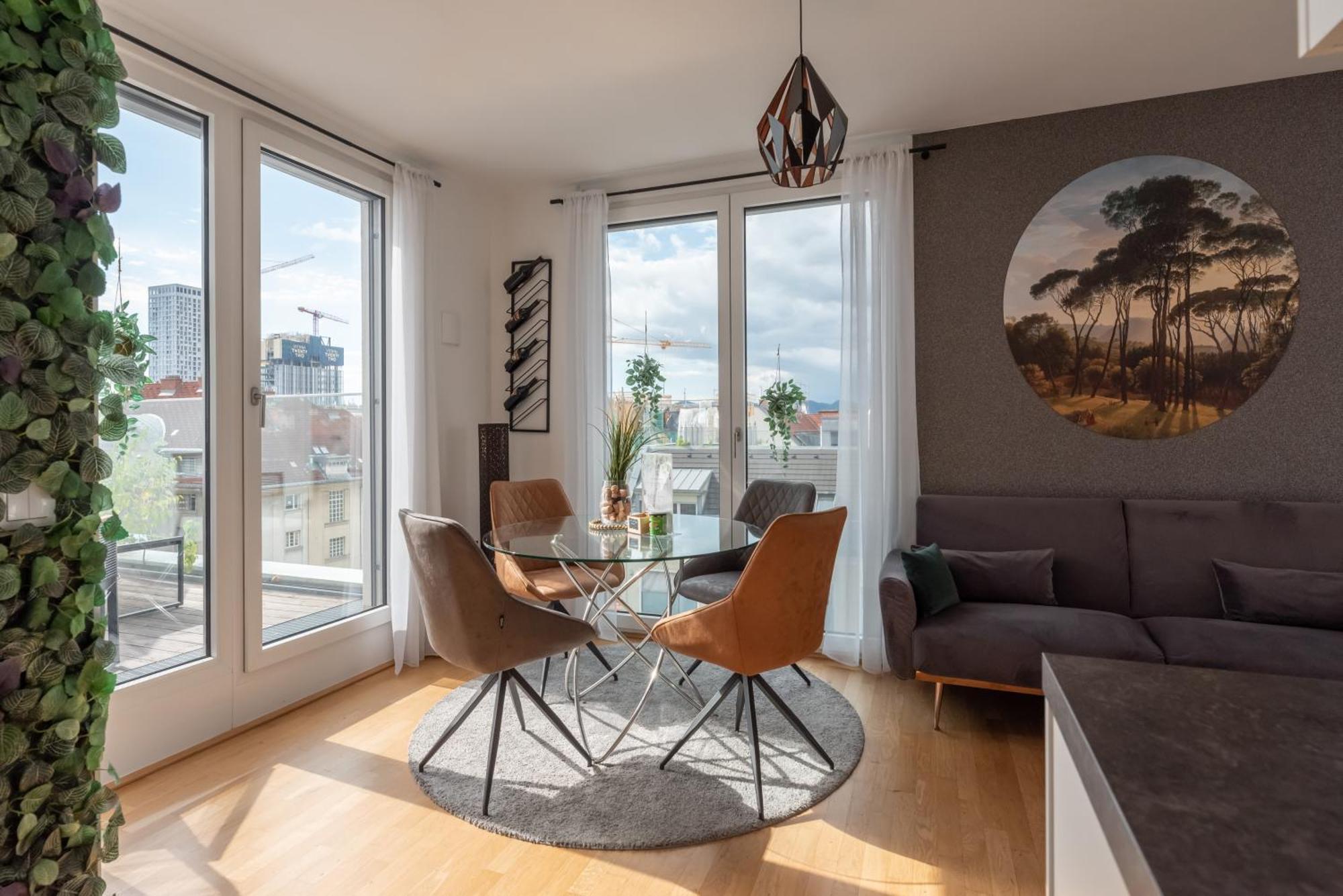 Apartment Mit Traumhafter Dachterrasse & Weitblick Vienna Exterior photo